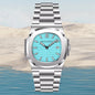 Specht & Söhne Classic 5711 Ultra Thin Men's Watch Green Sapphire Crystal 50M Water Resistant Stainless Steel Quartz Wristwatch