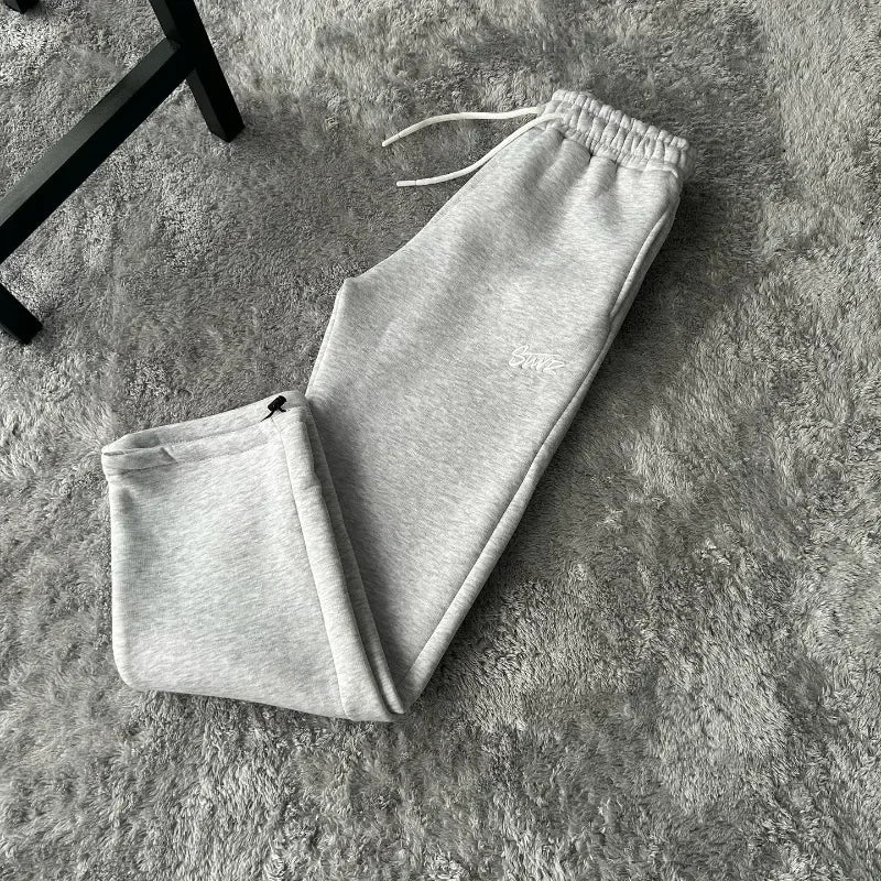 Autumn and Winter Street Casual Loose High-waisted Sweatpants Men