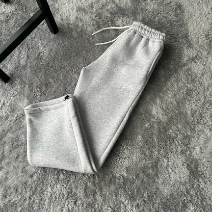 Autumn and Winter Street Casual Loose High-waisted Sweatpants Men