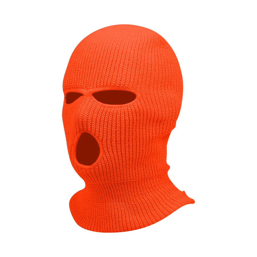 Motorcycle Windproof Full Face Knit Hats Custom SkiMask Men Warm Wool