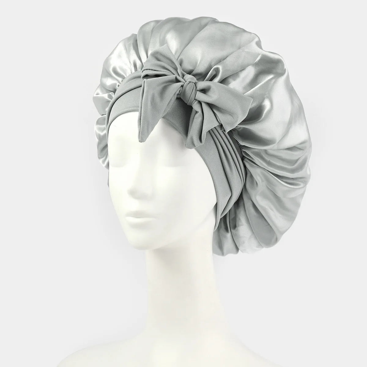 Satin Bonnet Silk Bonnet Adjustable Bonne For Sleeping Hair Bonnet With Tie Band Bonnets For Women Men