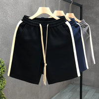 Men's Shorts Loose Drawstring Black Male Short Pants Essential Xl Dry Fit 3 Quarter Small Size Thin Stylish Y2k Personalizate