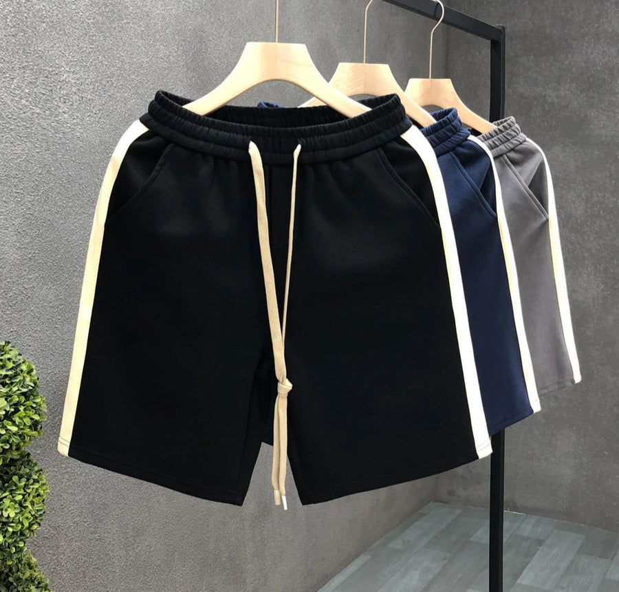 Men's Shorts Loose Drawstring Black Male Short Pants Essential Xl Dry Fit 3 Quarter Small Size Thin Stylish Y2k Personalizate