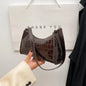 Y2k Vintage Women Underarm Bag Korean Casual Cute White Shoulder Bag Ladies Slings