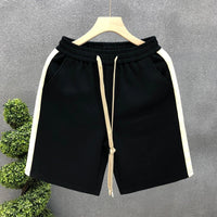 Men's Shorts Loose Drawstring Black Male Short Pants Essential Xl Dry Fit 3 Quarter Small Size Thin Stylish Y2k Personalizate