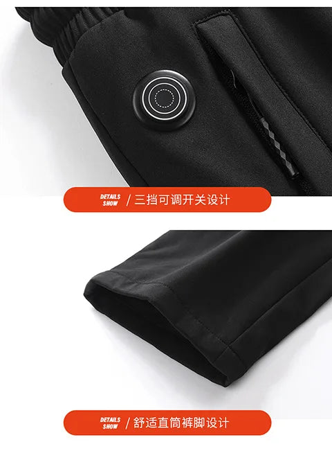 8 Areas Self Heated Pants Winter