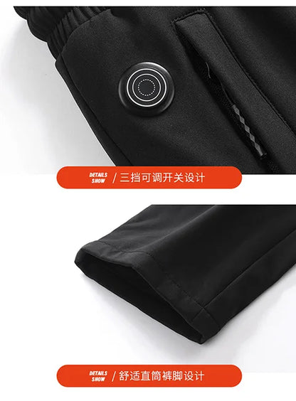 8 Areas Self Heated Pants Winter