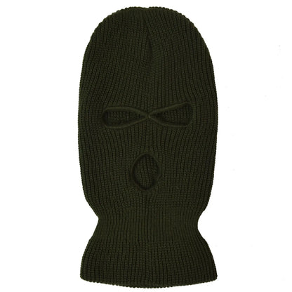 Motorcycle Windproof Full Face Knit Hats Custom SkiMask Men Warm Wool