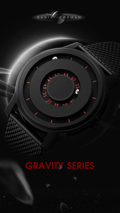 Alloy Magnetic Levitation Hands Watch For Men 3 ATM Waterproof Quartz Movement Quartz Watches