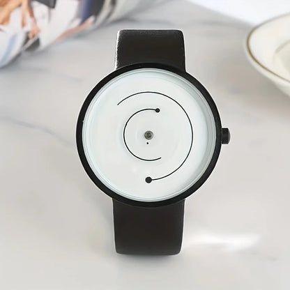 Concept Pointless Creative Wormhole Academy Style Couple Student Versatile Watch Black Technology Trend Personality