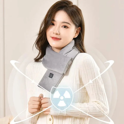 USB Women Men Heating Scarf Temperature Scarf