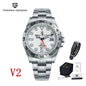 Pagani Design 2025 new 42MM fashionable men's automatic mechanical watch luxury sapphire stainless steel waterproof 10Bar lumino