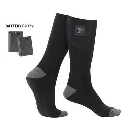 Heating Socks with Battery Box Rechargeable Anti-Cold Men