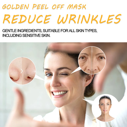 24K Gold Foil Peel-Off Facial Mask