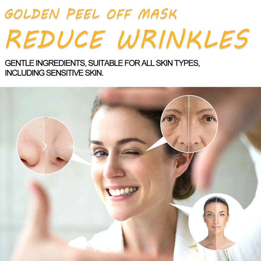 24K Gold Foil Peel-Off Facial Mask