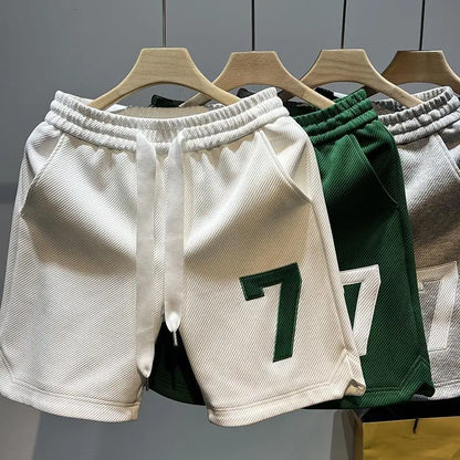 Drawstring Embroidery Sports Baggy Male Short Pants New In Pant 2025 Dry Fit