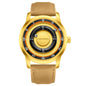 FOXBOX Watch Personalized Fashion Floating Magnetic Pointer Free Ball Bearing Creative Simple Waterproof Quartz Watch for Men