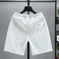 New Fashion knitted Shorts Men Comfortable Elastic Waist Clothing Male Breathable Short Trousers plus size