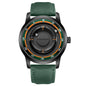 FOXBOX Watch Personalized Fashion Floating Magnetic Pointer Free Ball Bearing Creative Simple Waterproof Quartz Watch for Men