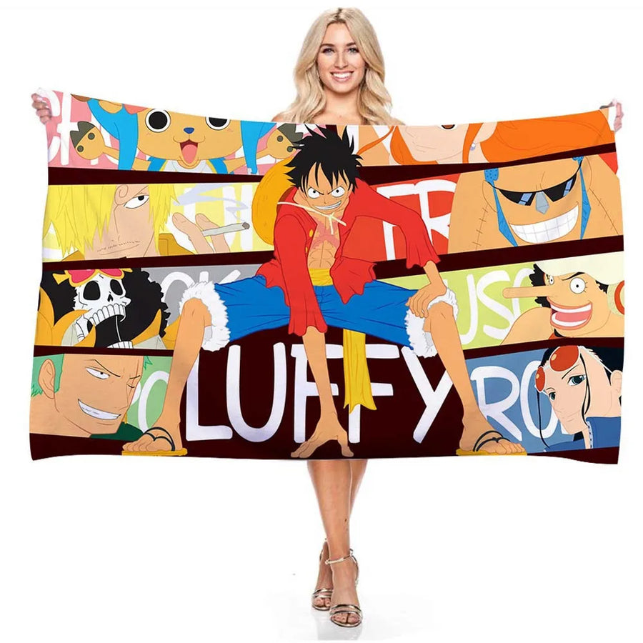 Anime One Piece 75*150cm Polyester Pirate Monkey D.Luffy Skull Flag One Piece Straw Hat Pirates Trumpet Banner Flag Gifts ﻿