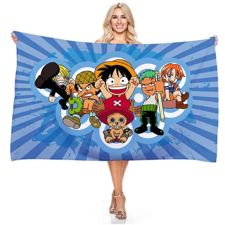 Anime One Piece 75*150cm Polyester Pirate Monkey D.Luffy Skull Flag One Piece Straw Hat Pirates Trumpet Banner Flag Gifts ﻿