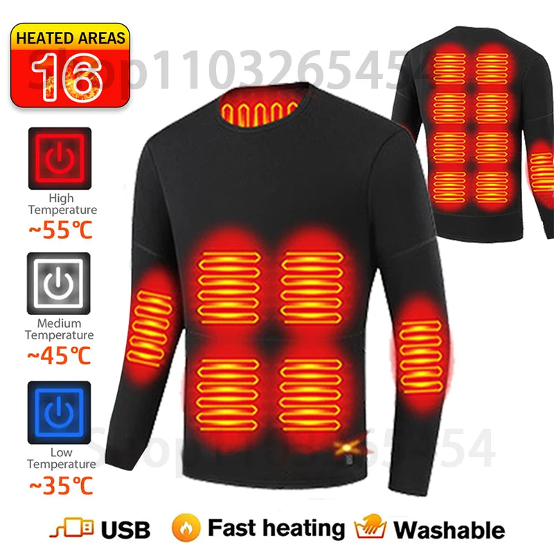 New 52 Areas Heated Underwear Winter