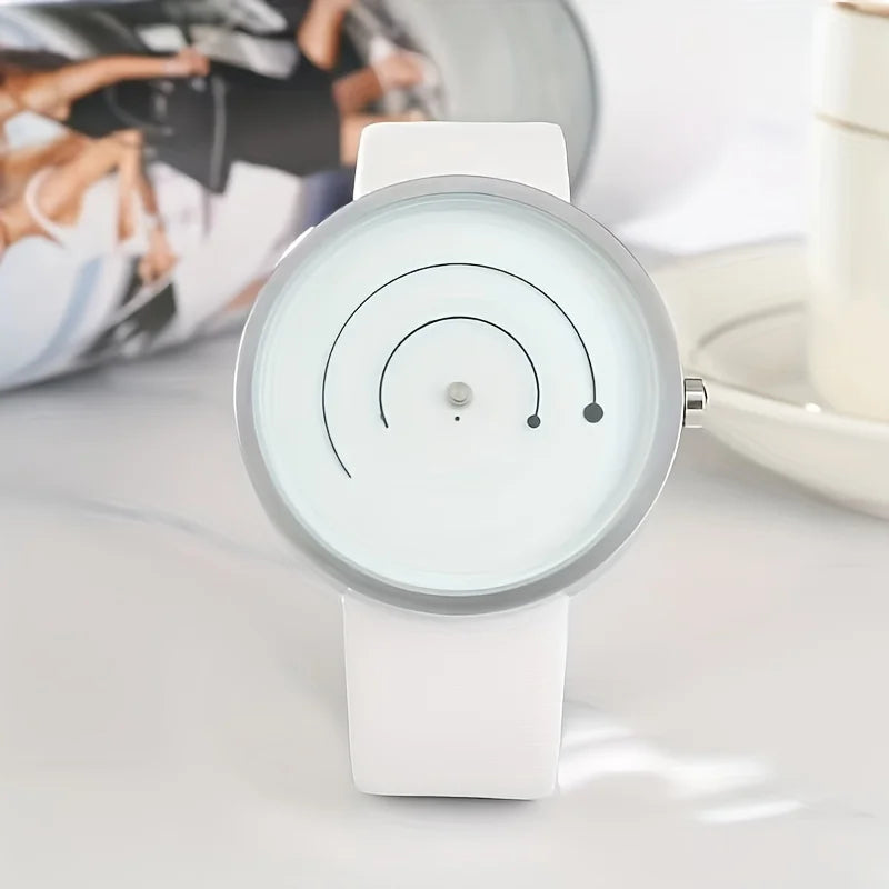 Concept Pointless Creative Wormhole Academy Style Couple Student Versatile Watch Black Technology Trend Personality