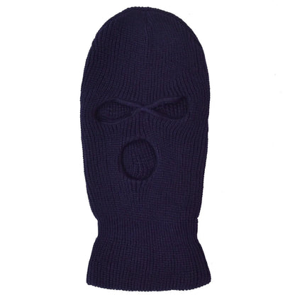 Motorcycle Windproof Full Face Knit Hats Custom SkiMask Men Warm Wool
