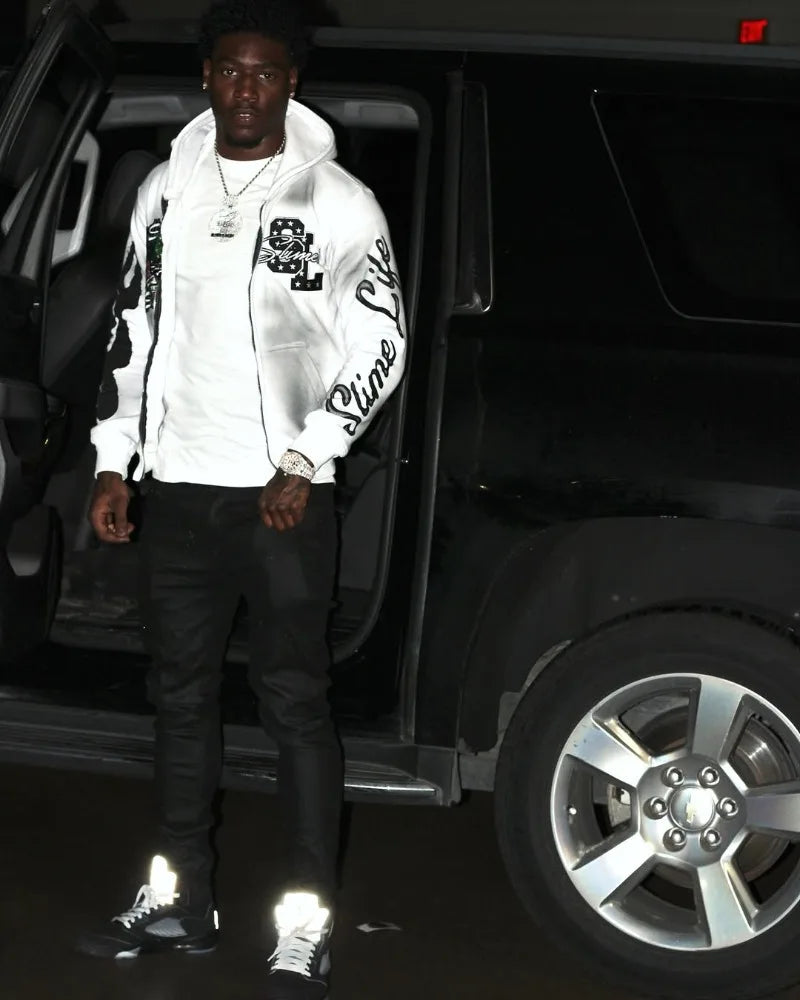 Harajuku Trend Brand Casual Loose Oversized Zipper Hoodie Men