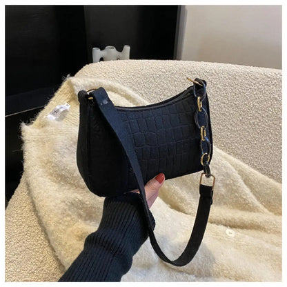 Y2k Vintage Women Underarm Bag Korean Casual Cute White Shoulder Bag Ladies Slings