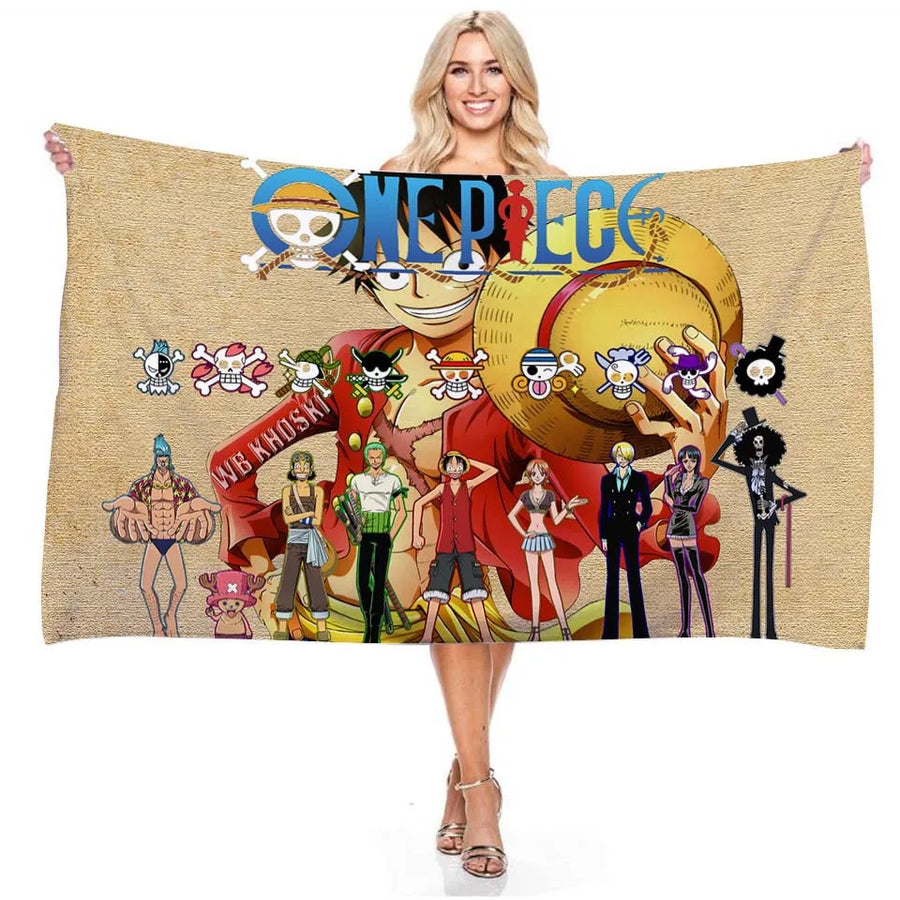 Anime One Piece 75*150cm Polyester Pirate Monkey D.Luffy Skull Flag One Piece Straw Hat Pirates Trumpet Banner Flag Gifts ﻿