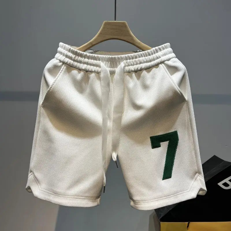 Drawstring Embroidery Sports Baggy Male Short Pants New In Pant 2025 Dry Fit