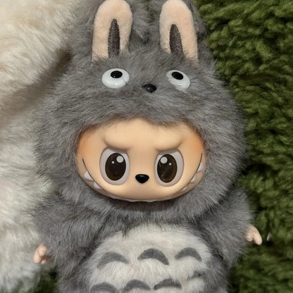 For Labubu Doll Clothes  Baby Clothes Fashion Cat  Set Kawaii V1 V2 V3 Doll Clothing Accessories No Dolls