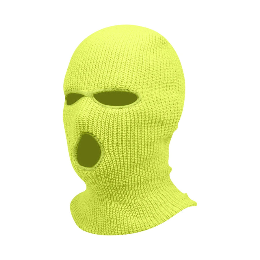 Motorcycle Windproof Full Face Knit Hats Custom SkiMask Men Warm Wool