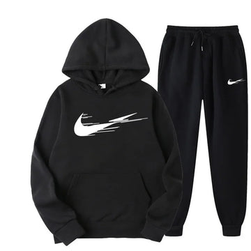 2024 New Men's Fashion Casual Zipper Tracksuits Outdoor Fitness Jogging Hooded Sets Sports Luxury Hoodie + Pants Suit Clothing