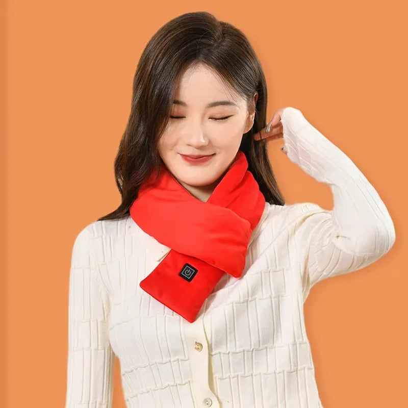 USB Women Men Heating Scarf Temperature Scarf