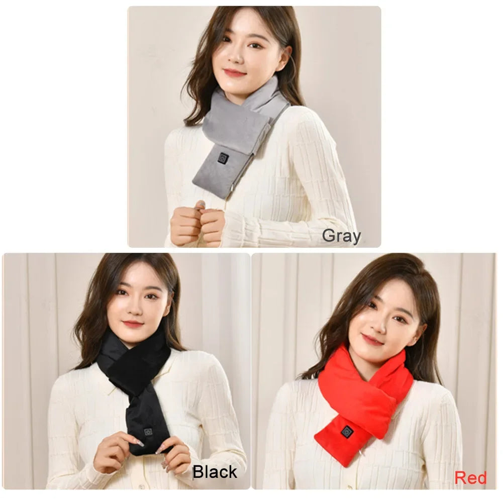 Electric Heating Scarf USB Charging Electric Heated Scarf Washable
