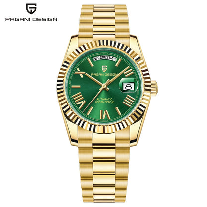 PAGANI DESIGN 2025 DD40 Men's Watches Luxury Automatic Watch Men AR Sapphire Glass Mechanical Wristwatch Men 10Bar Japan NH36A