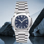 Specht & Söhne Classic 5711 Ultra Thin Men's Watch Green Sapphire Crystal 50M Water Resistant Stainless Steel Quartz Wristwatch