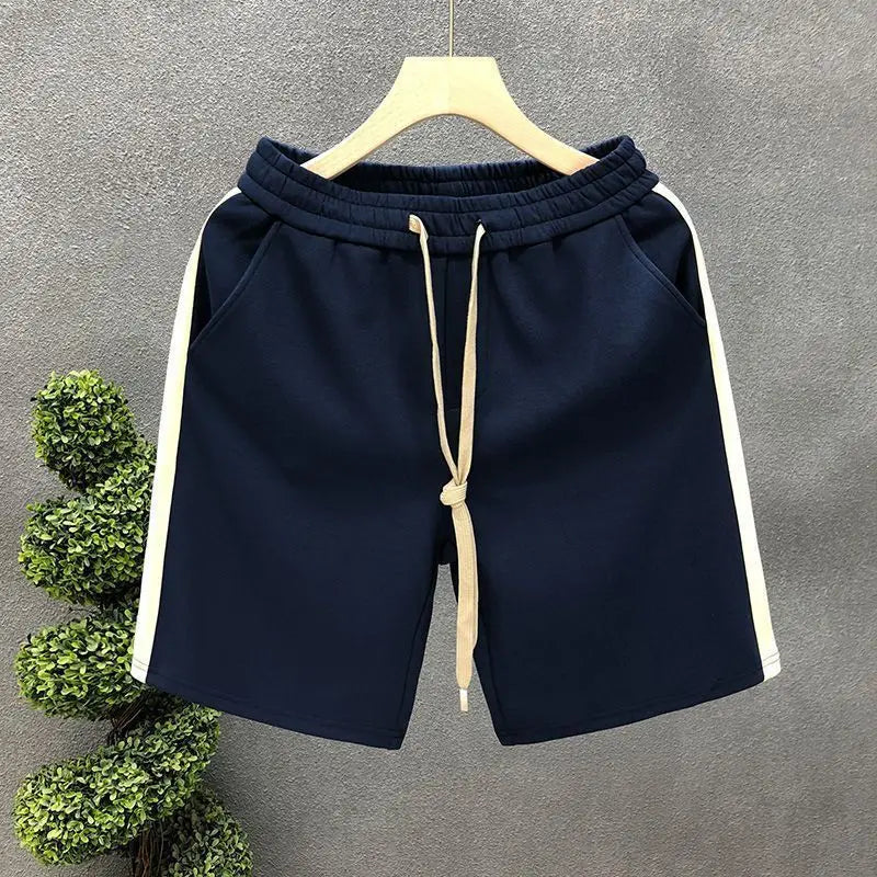 Men's Shorts Loose Drawstring Black Male Short Pants Essential Xl Dry Fit 3 Quarter Small Size Thin Stylish Y2k Personalizate