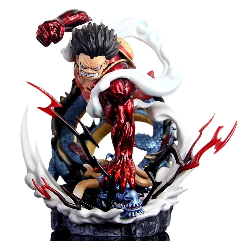 One Piece Monkey D Luffy Gear 4 17cm Anime Figurine Model GK Action Figure PVC Statue Collection Toy Figma