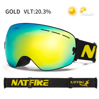 Glasses Skiing Mask Snowboard Men Women Snow Goggles
