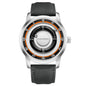 FOXBOX Watch Personalized Fashion Floating Magnetic Pointer Free Ball Bearing Creative Simple Waterproof Quartz Watch for Men
