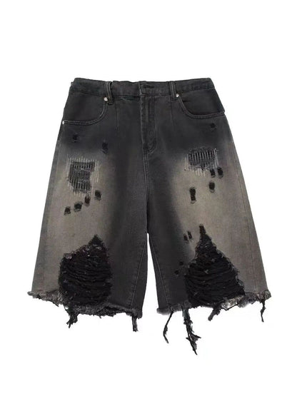 Old Size Denim Loose Shorts baggy jeans women
