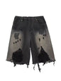 Old Size Denim Loose Shorts baggy jeans women