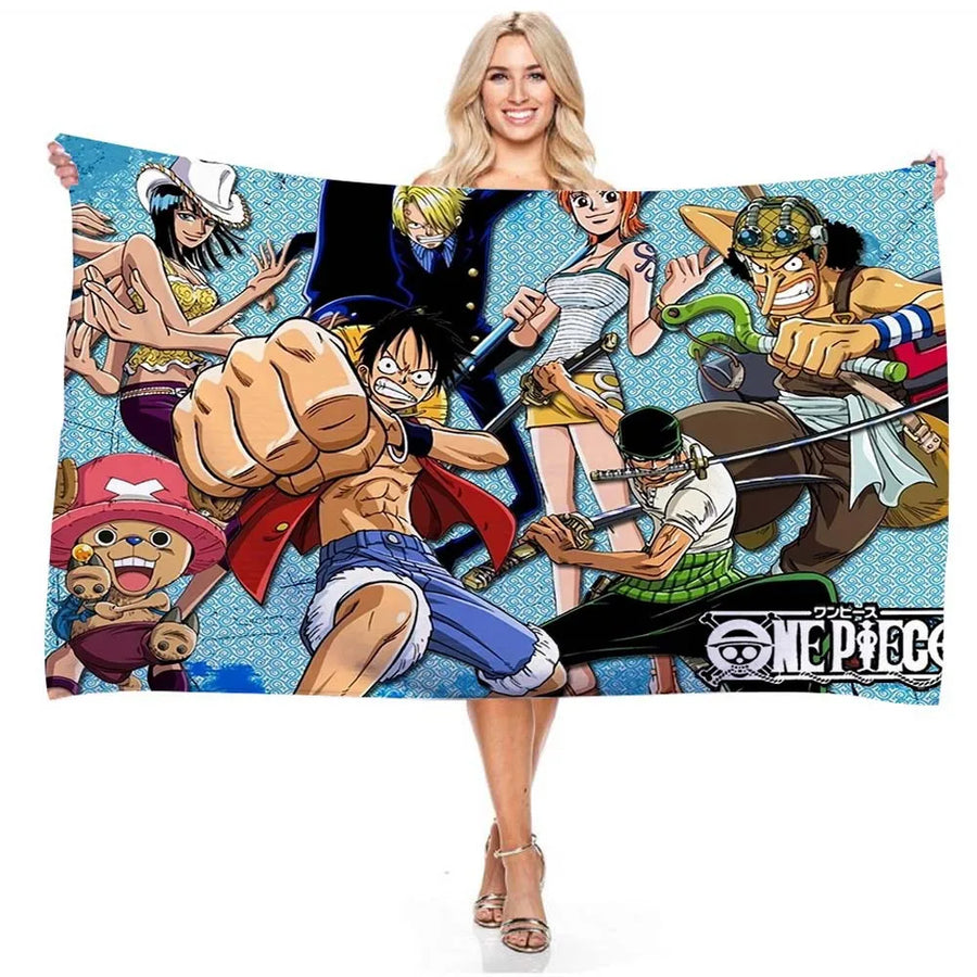 Anime One Piece 75*150cm Polyester Pirate Monkey D.Luffy Skull Flag One Piece Straw Hat Pirates Trumpet Banner Flag Gifts ﻿