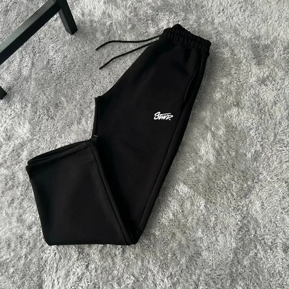 Autumn and Winter Street Casual Loose High-waisted Sweatpants Men