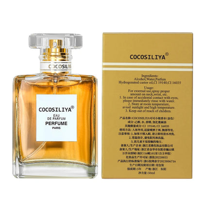 50ml Miss Coco Eau De Toilette Gold Toilette For Ladies Long-lasting Light Scent Light/strong Perfume Elegant Fragrance 2025