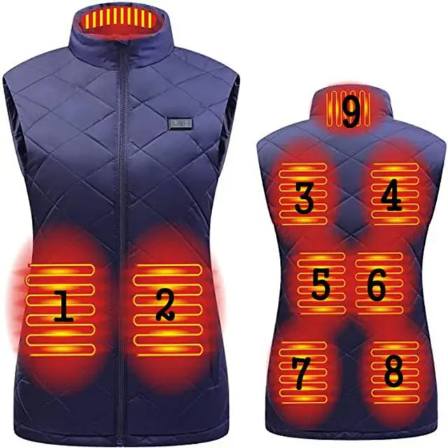 Women Heating Vest Autumn and Winter Cotton Vest