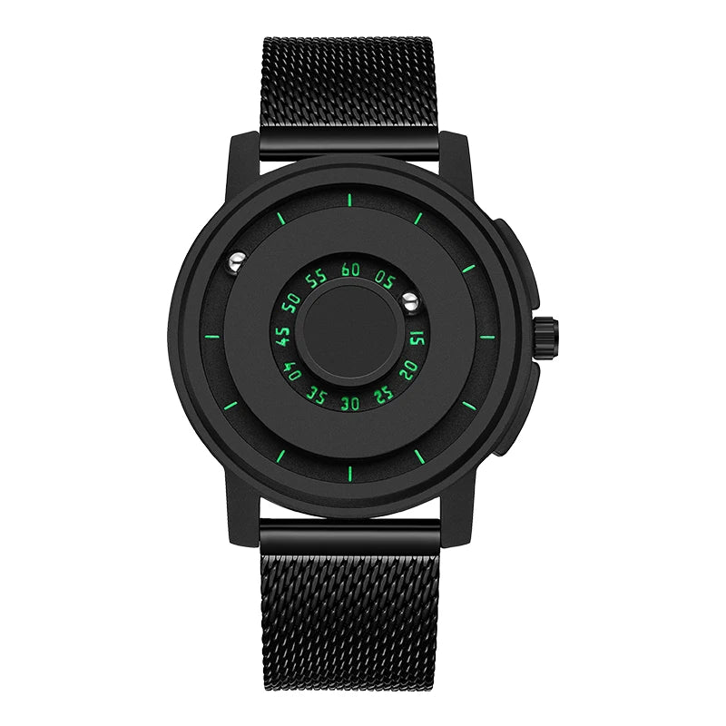 Alloy Magnetic Levitation Hands Watch For Men 3 ATM Waterproof Quartz Movement Quartz Watches
